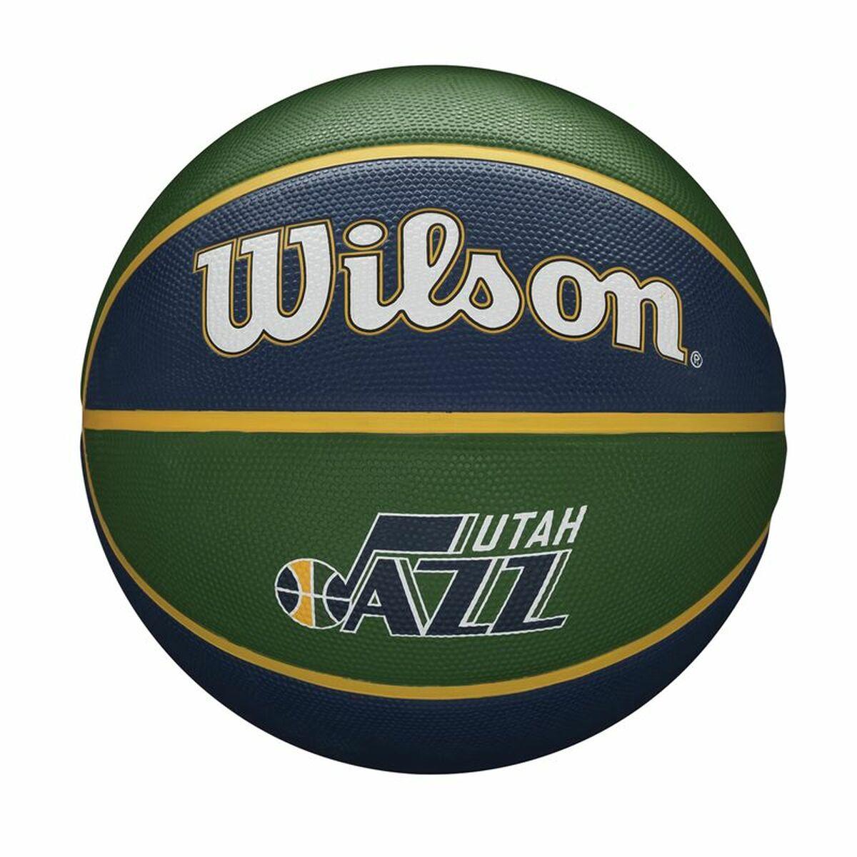 Wilson NBA Team Tribute Utah Jazz basketball - Blå, str. 7