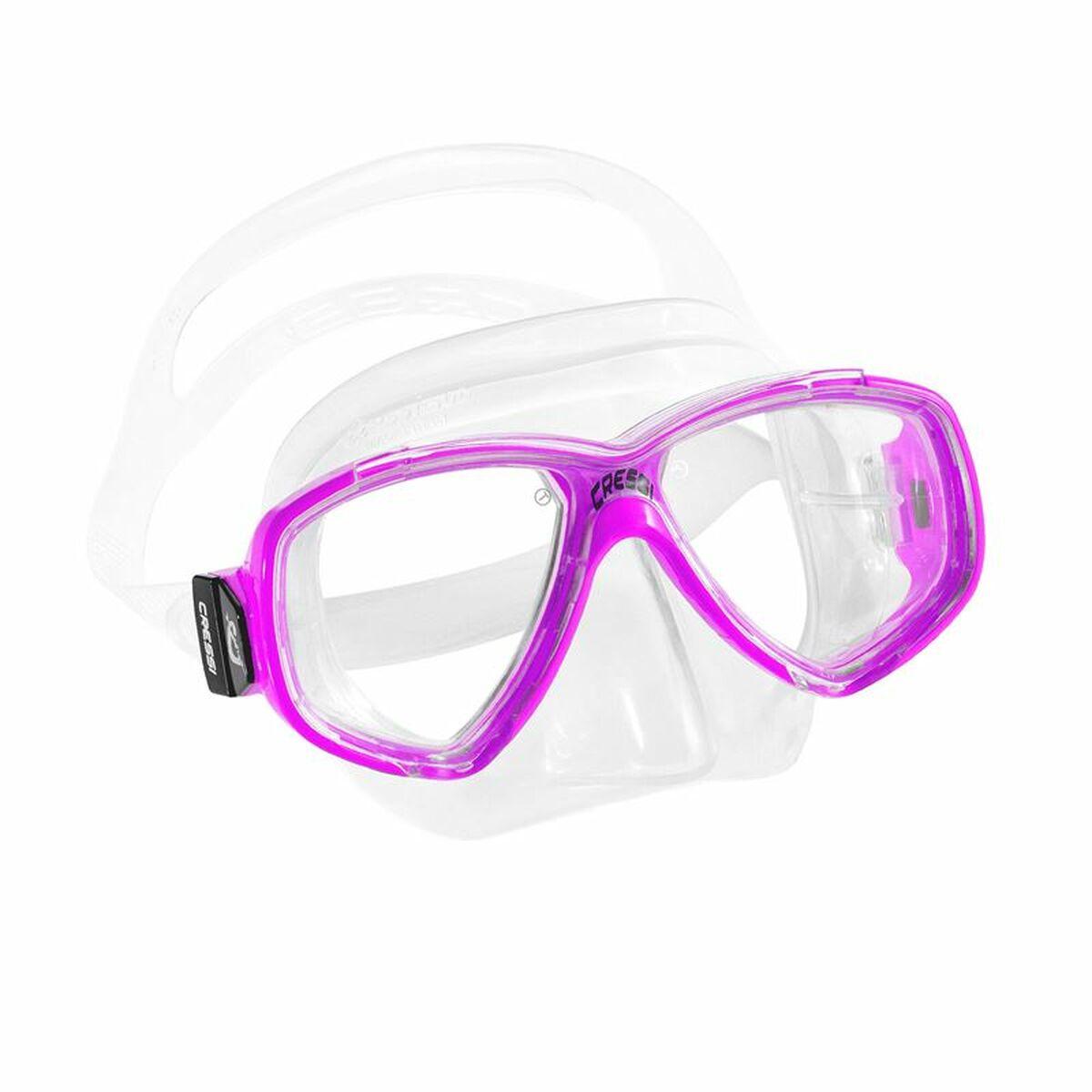 Cressi Perla dykkermaske - pink/gennemsigtig, onesize