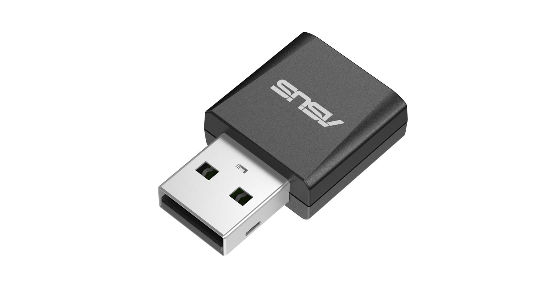 ASUS USB-BE92 Nano trådløs USB-adapter - Wi‑Fi 7, tri-band, 2882 Mbit/s billede