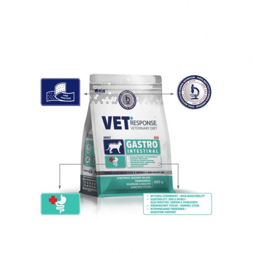 Vet Response Gastrointestinal tørfoder til kat – 400 g