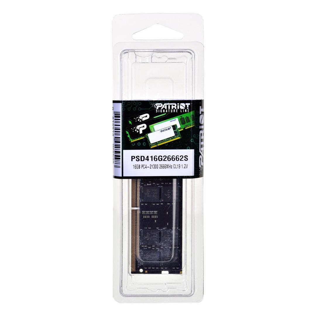 Patriot Memory PSD416G26662S - 16 GB DDR4 2666 MHz SODIMM RAM billede