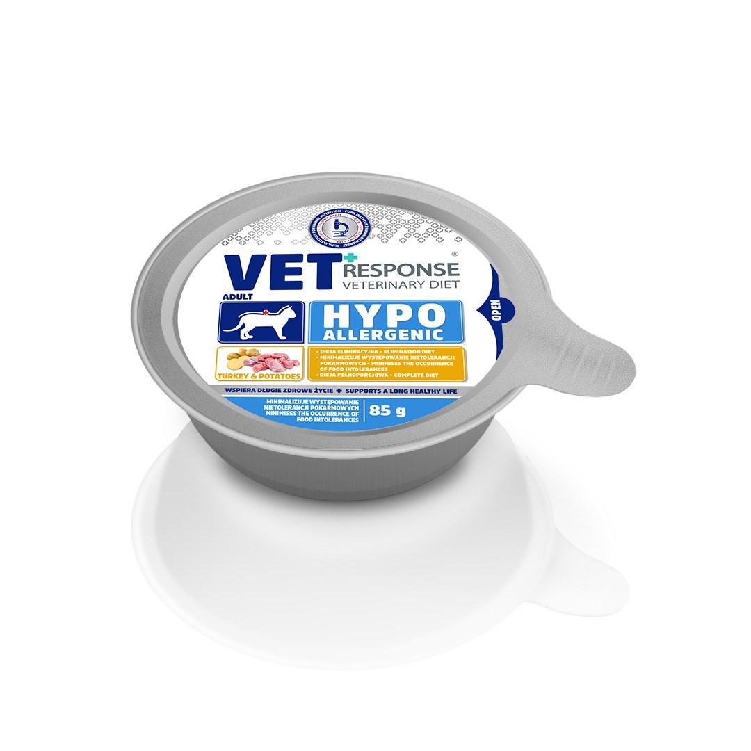 Vet Response Hypoallergenic kalkun – vådfoder til kat, 85 g