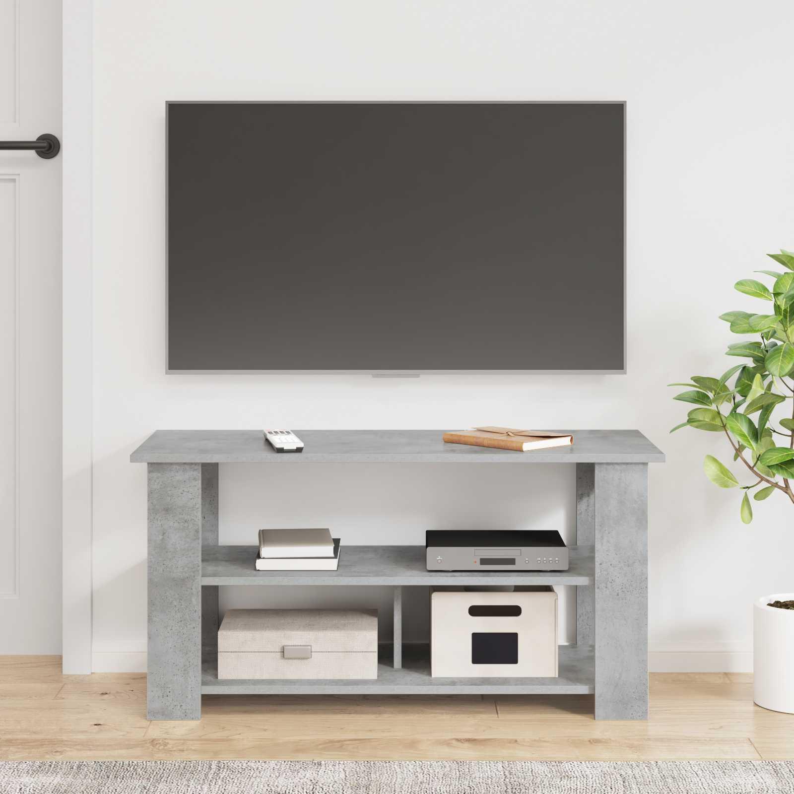 TV stand Beton Grå 100 x 40 x 50 cm