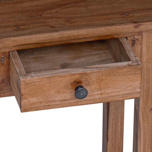 Planteholder med skuffe Brun 34 x 25 x 52 cm Mahogni Træ