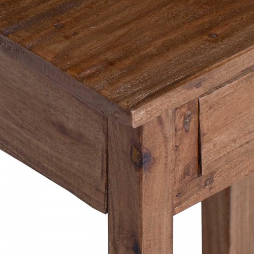 Planteholder med skuffe Brun 34 x 25 x 52 cm Mahogni Træ