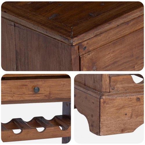 Vinfad Massiv Mahogni