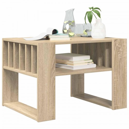 Sofabord Sonoma eg 66 x 49,5 x 45 cm Konstrueret træ