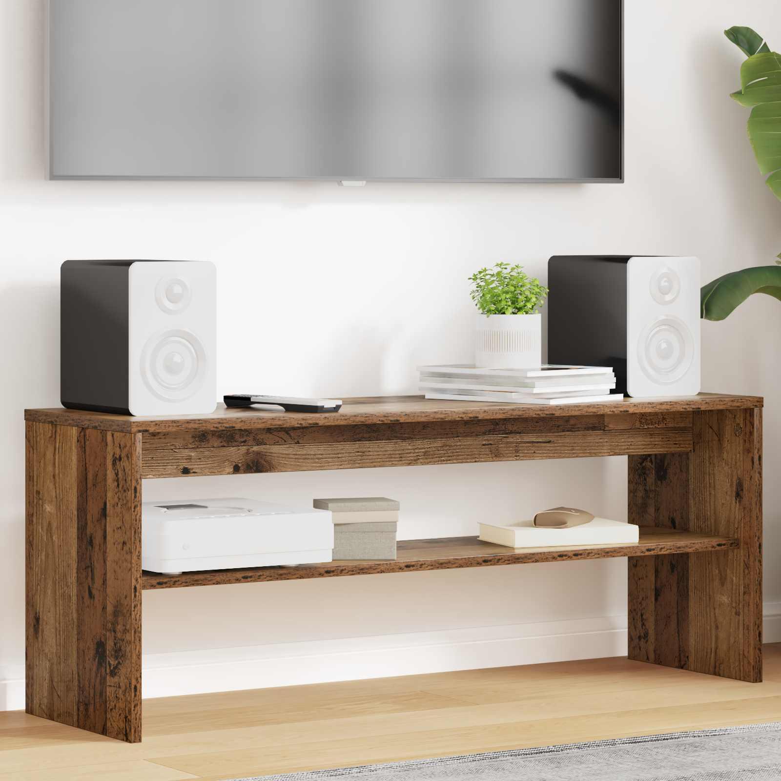 TV-skab Gammelt træ 100 x 30 x 40 cm Konstrueret træ