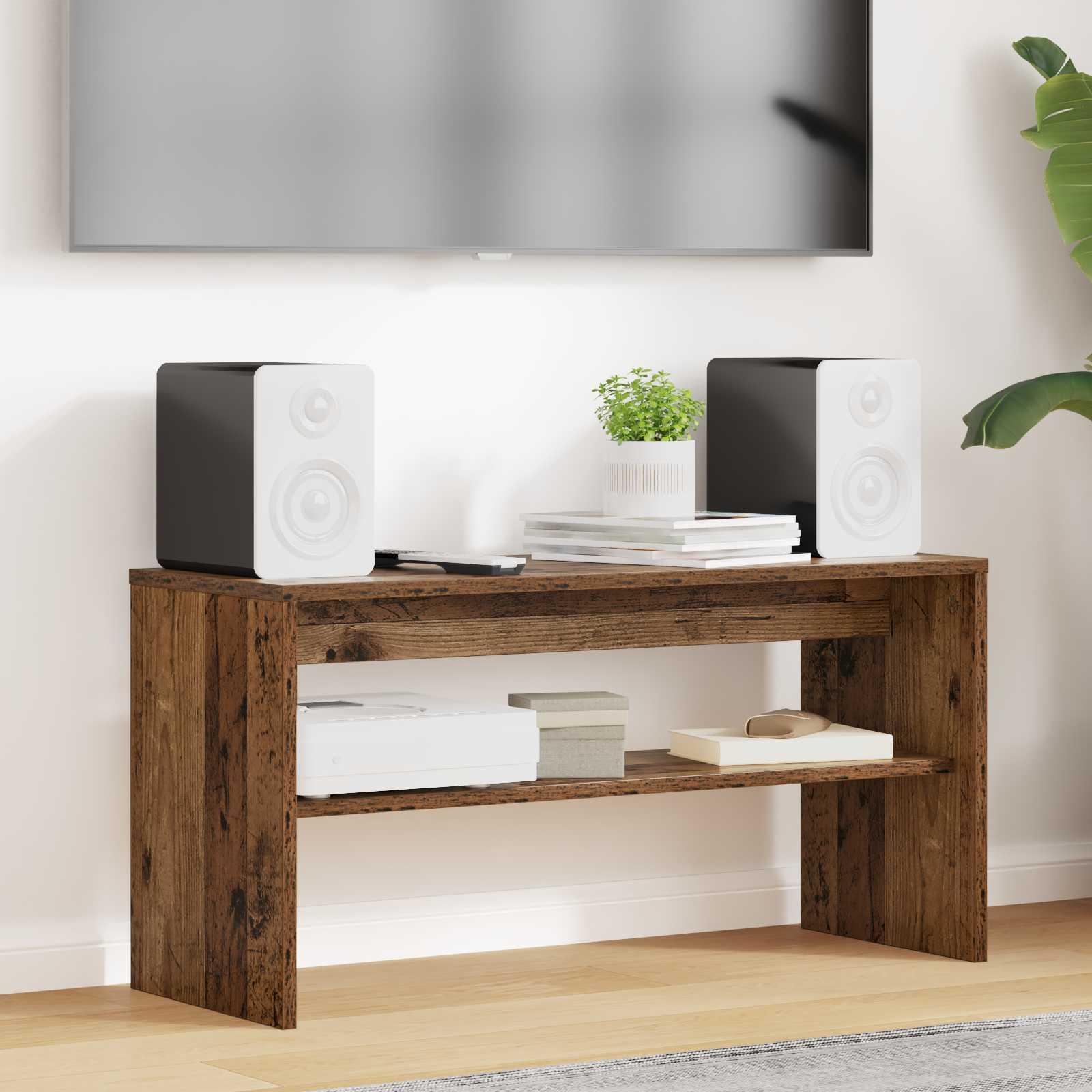 TV-skab Gammelt træ 80 x 30 x 40 cm Konstrueret træ