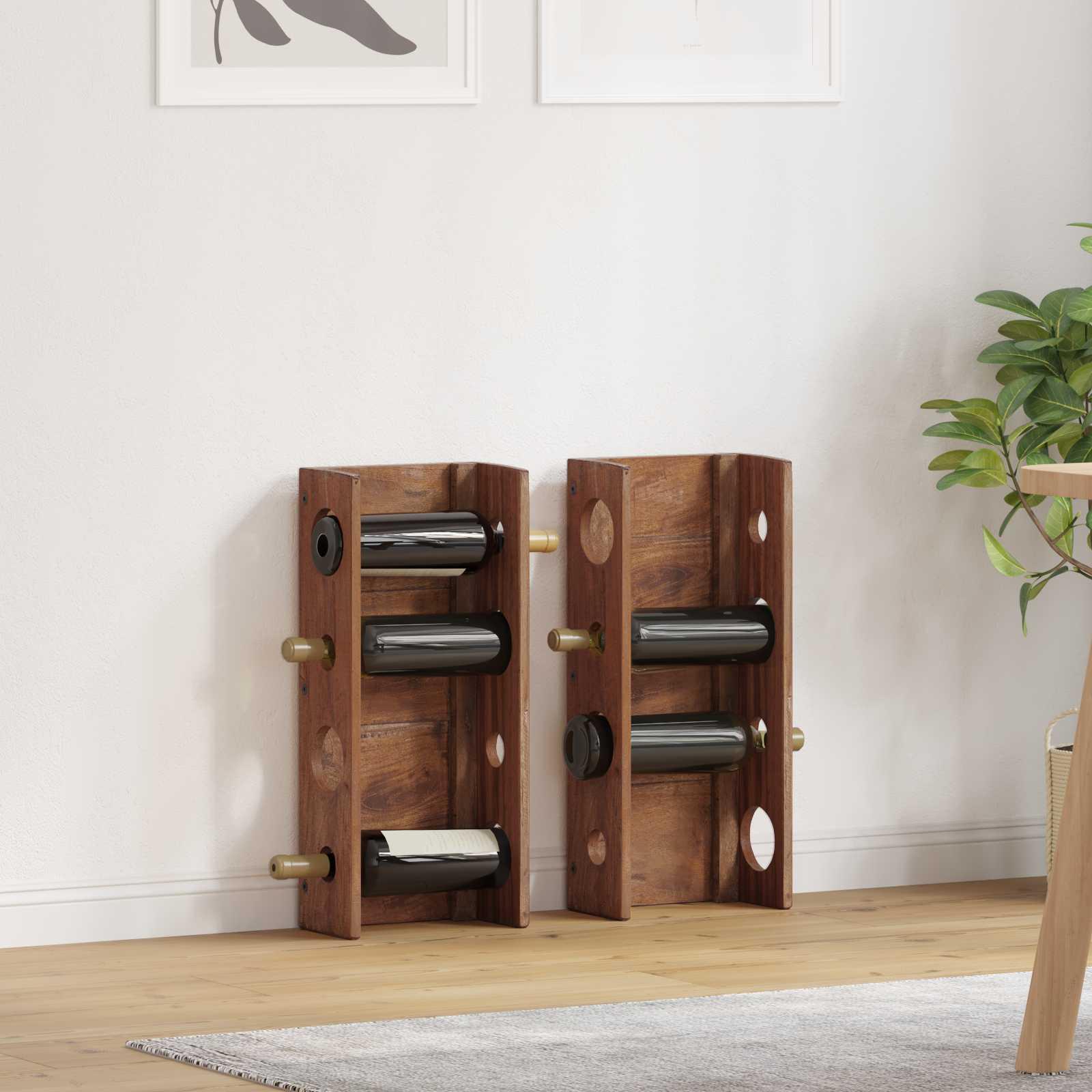 Hylde Brun 24 x 13 x 54 cm Massiv Mahogni