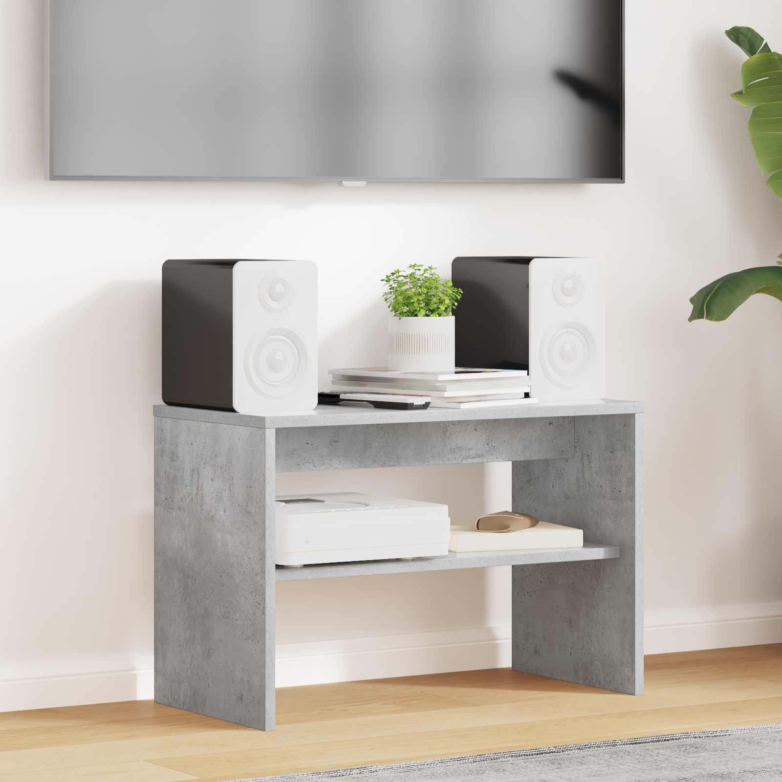 TV-skab Beton Grå 60 x 30 x 40 cm Konstrueret træ