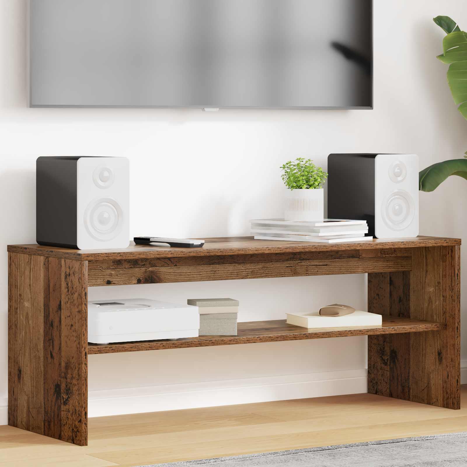 TV-skab Gammelt træ 100 x 35 x 40 cm Konstrueret træ