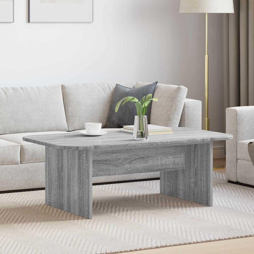 Sofabord Grå Sonoma 93 x 53 x 33 cm Konstrueret træ