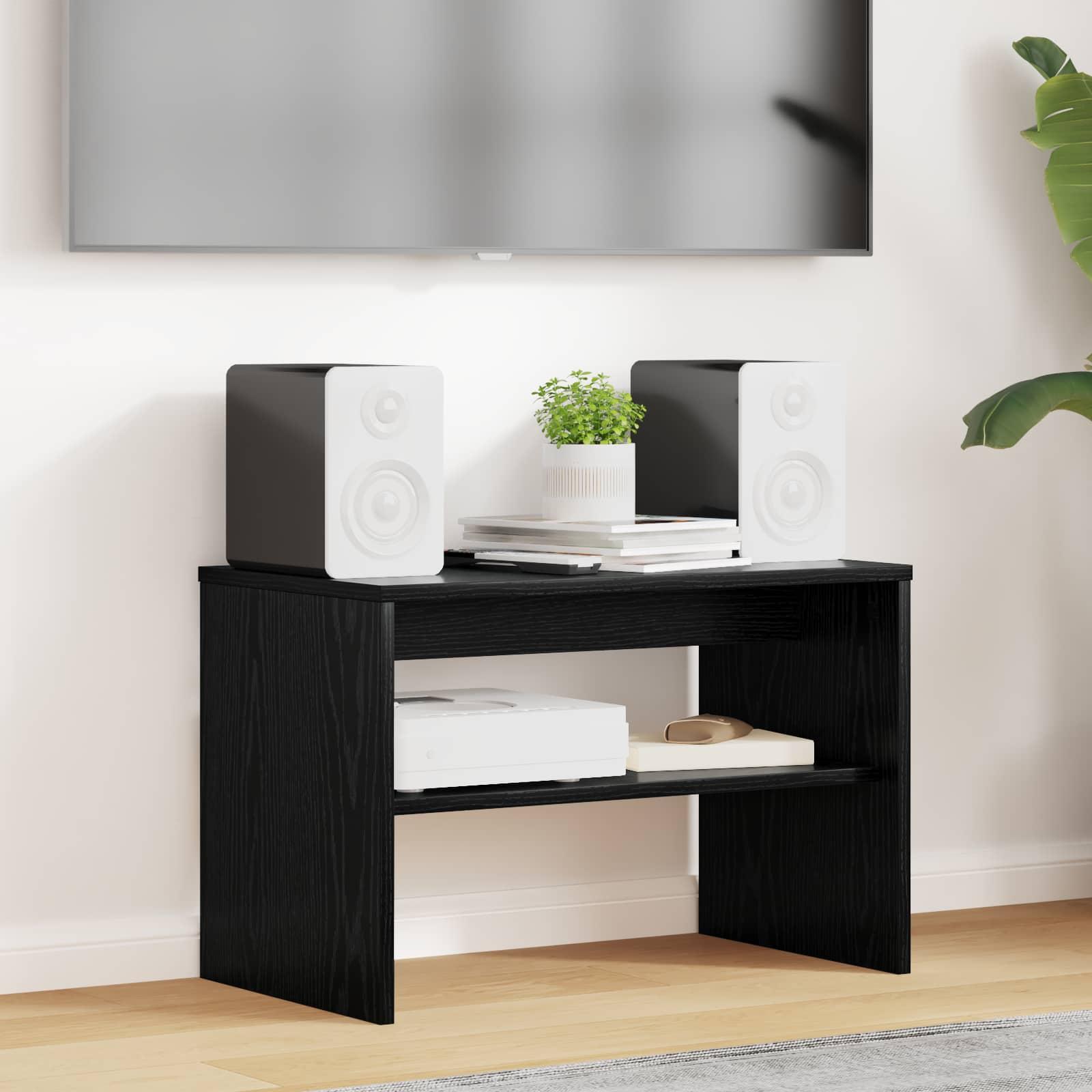 TV-skab Sort eg 60 x 35 x 40 cm Konstrueret træ