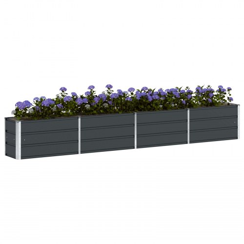 Plantekasse Antracit 320 x 40 x 45 cm Stål