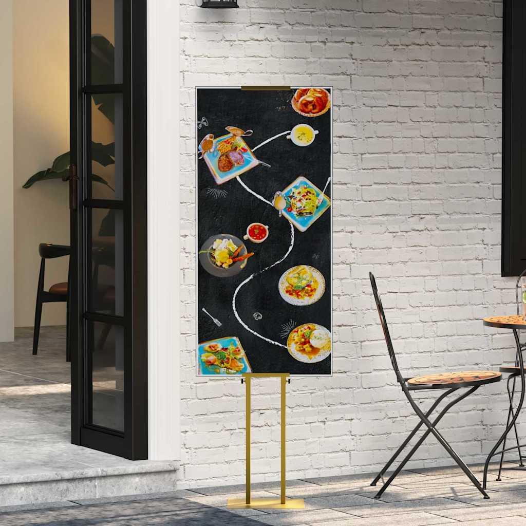 Messeskærme Guld 30 x 24 x 214 cm Stål