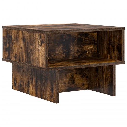 Sofabord Røget eg 48 x 46 x 35 cm Konstrueret træ