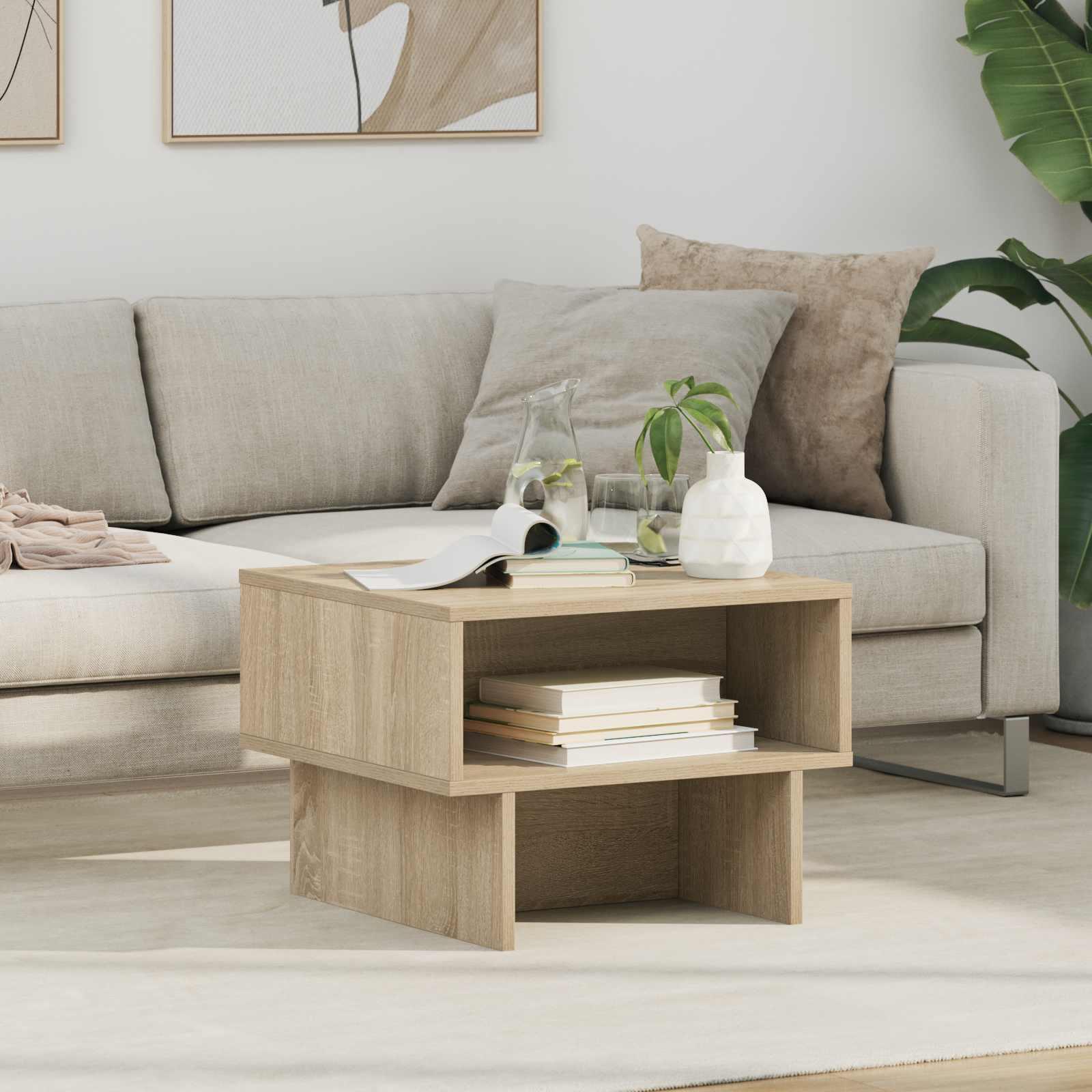 Sofabord Sonoma eg 48 x 46 x 35 cm Konstrueret træ