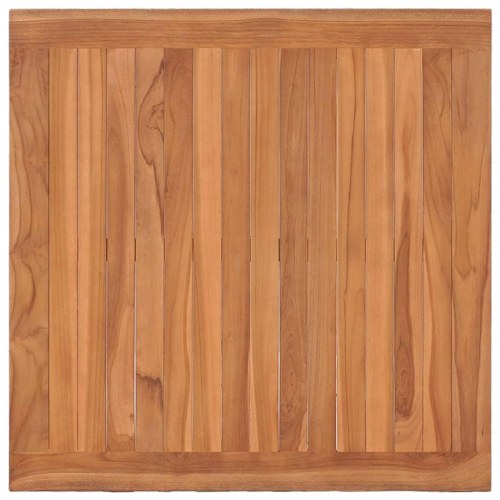 Batavia-bord 85x85x75 cm massivt teaktræ