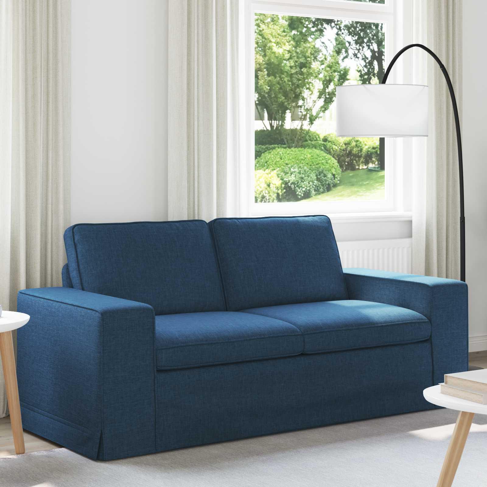 Sofa Blå 182 x 80 x 82 cm Metal
