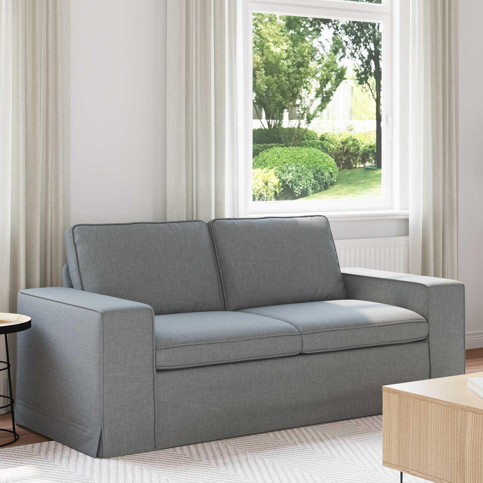 Sofa Lysegrå 182 x 80 x 82 cm Metal