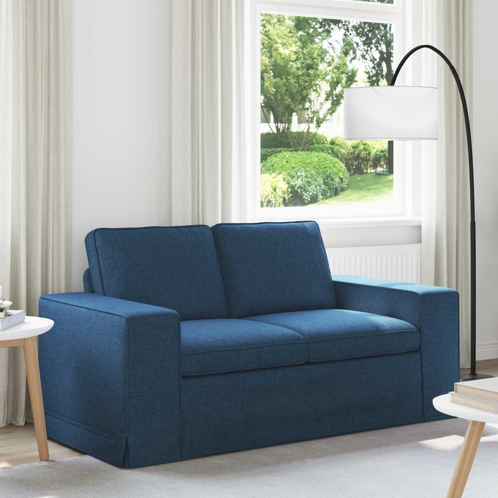 Sofa Blå 162 x 80 x 82 cm Metal