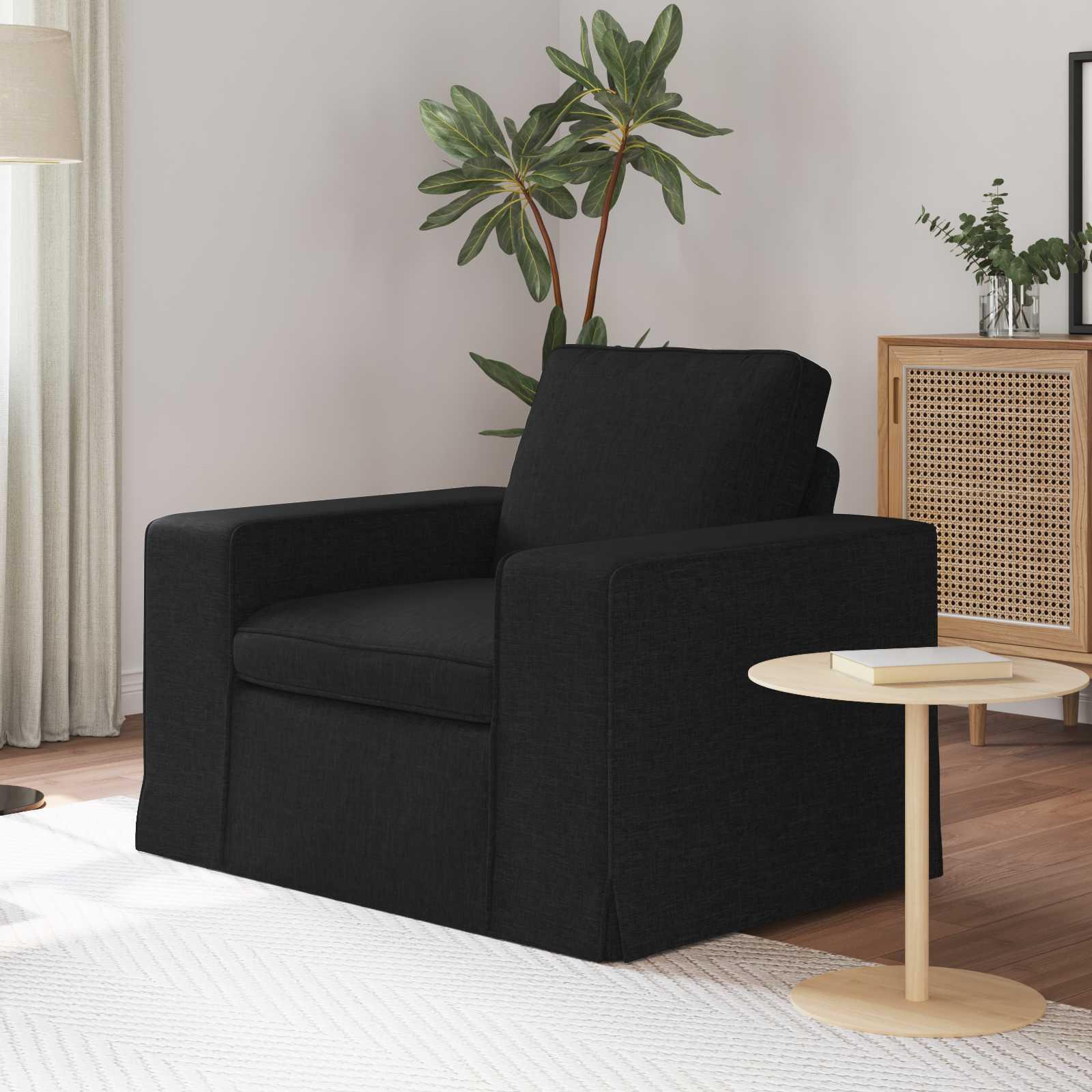 Sofa Sort 102 x 80 x 82 cm Metal