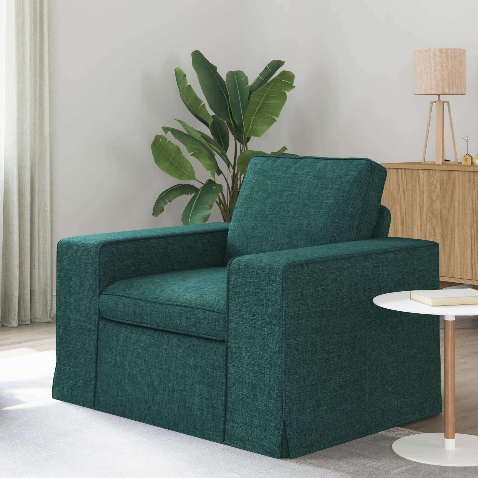 Sofa Mørkegrøn 102 x 80 x 82 cm Metal