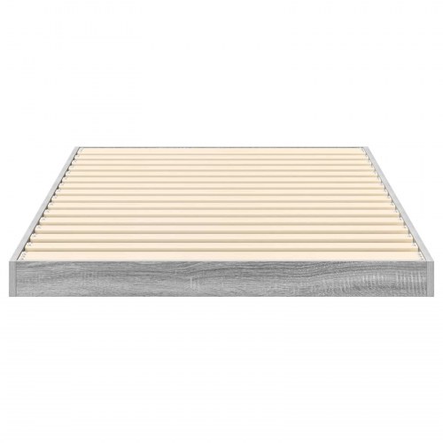 Gulv seng ramme Sonoma 70 x 190 cm Konstrueret træ