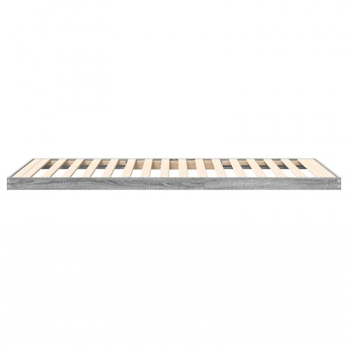 Gulv seng ramme Sonoma 70 x 190 cm Konstrueret træ
