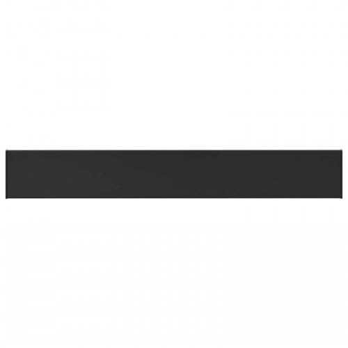 Vindueskarm Antracit med træstruktur 120 x 25 x 4,5 cm