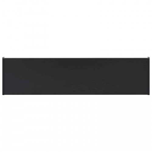 Vindueskarm Antracit med træstruktur 60 x 20 x 4,5 cm