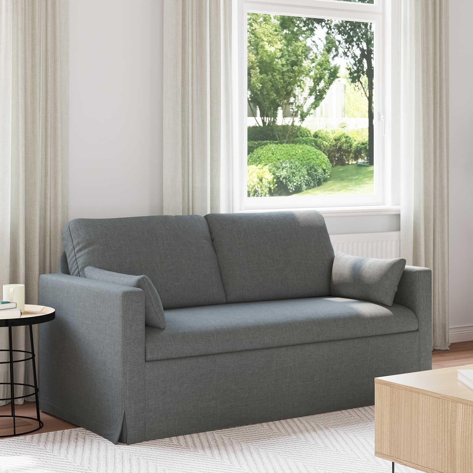 Sofa 78 X 78 X 80 Cm Stof - Mørkegrå / 140 cm