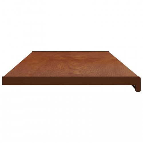 Vindueskarm Brun Træ 120 x 40 x 4,5 cm PVC blandet med UPVC