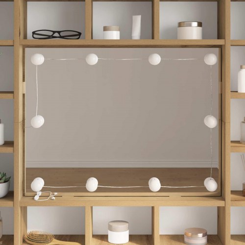 Spejl Lygter 12 stk Hvid 4.5 x 4.5 x 4.8 cm Plastik