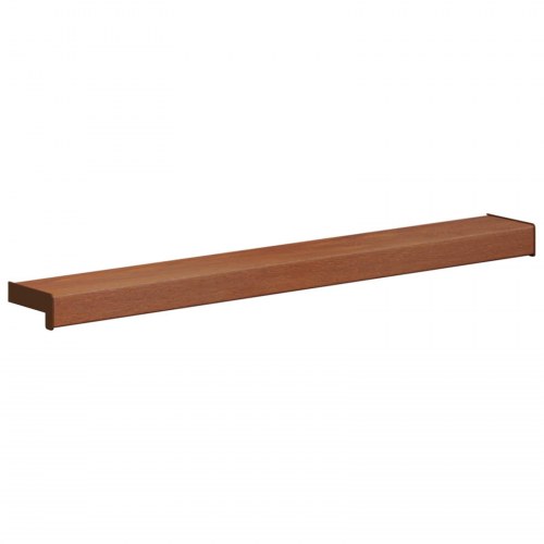 Vindueskarm Brun Træ 60 x 15 x 4,5 cm PVC blandet med UPVC