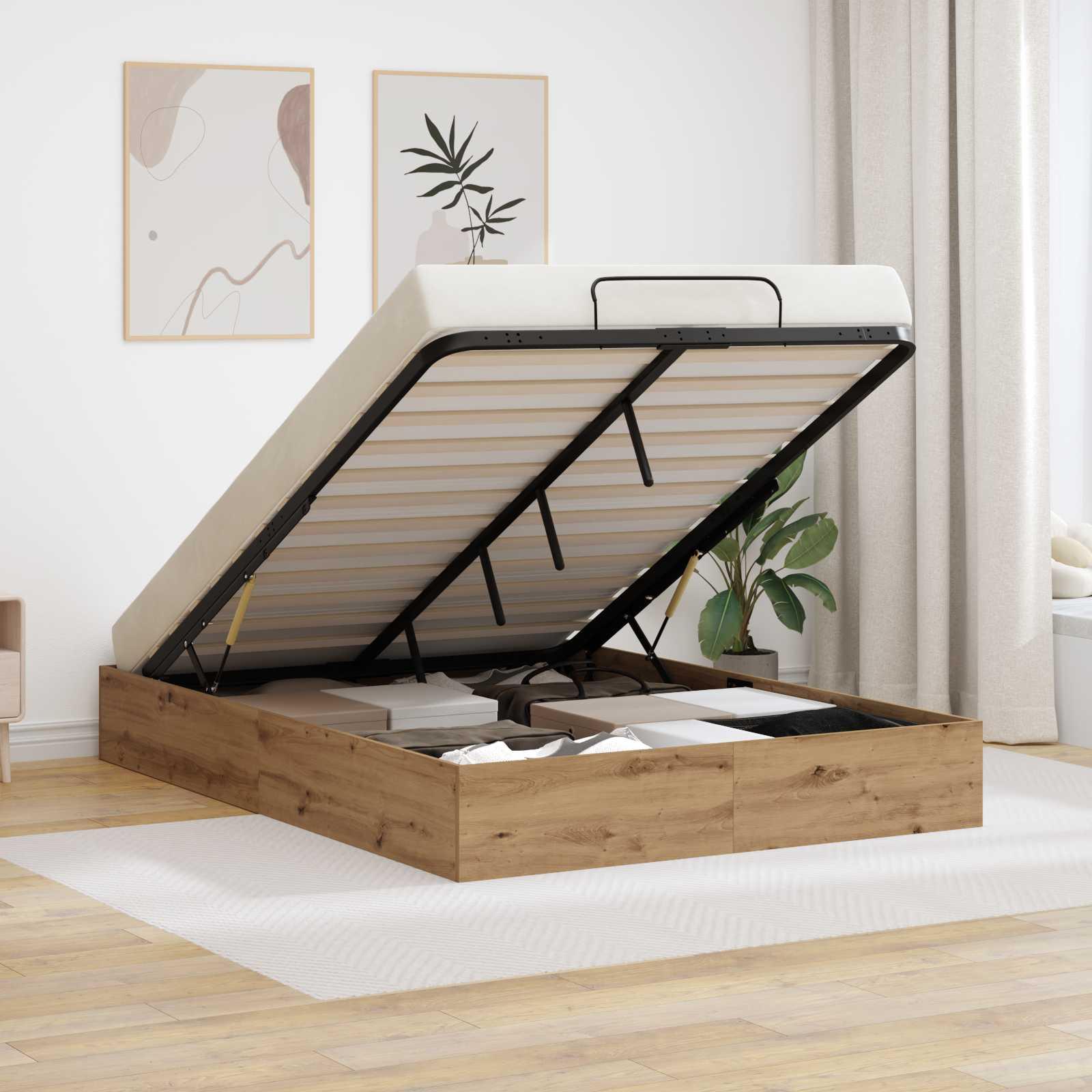 Ottoman Sengestel Artisan eg 193 x 120 x 25 cm Spånplade