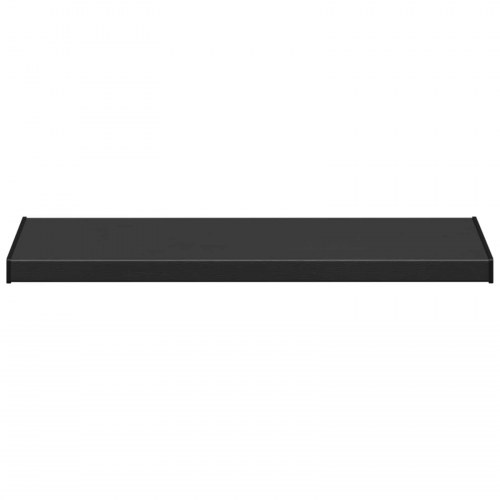 Vindueskarm Sort med træstruktur 80 x 40 x 4,5 cm