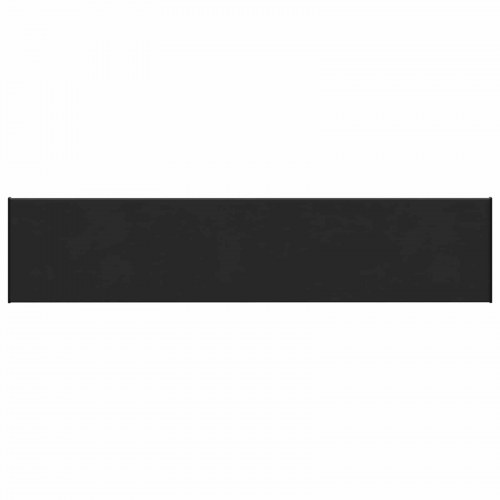 Vindueskarm Sort med træstruktur 60 x 30 x 4,5 cm