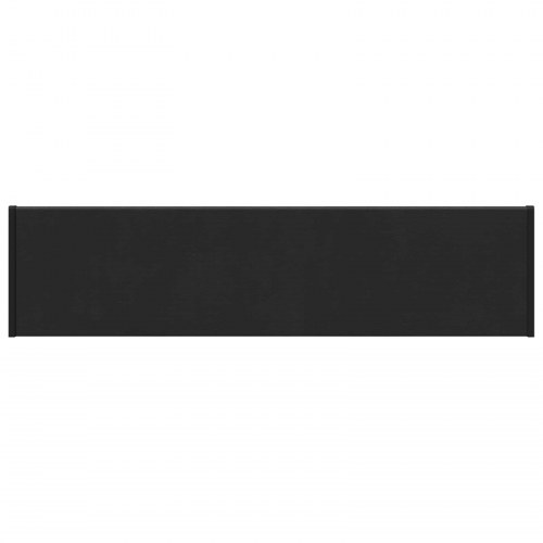 Vindueskarm Sort med træstruktur 60 x 20 x 4,5 cm