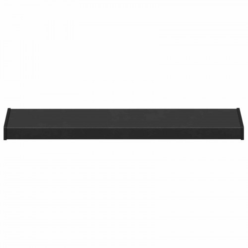 Vindueskarm Sort med træstruktur 60 x 20 x 4,5 cm