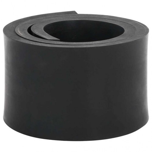 Gummikant til sneplov 80 x 10 x 1 cm - sort