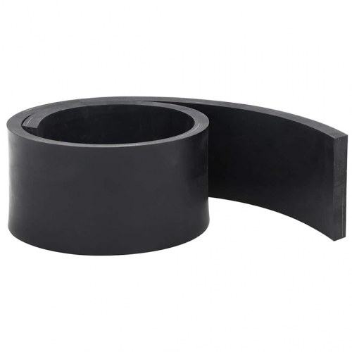 Gummikant til sneplov 80 x 10 x 1 cm - sort