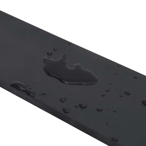 Gummikant til sneplov 80 x 10 x 1 cm - sort