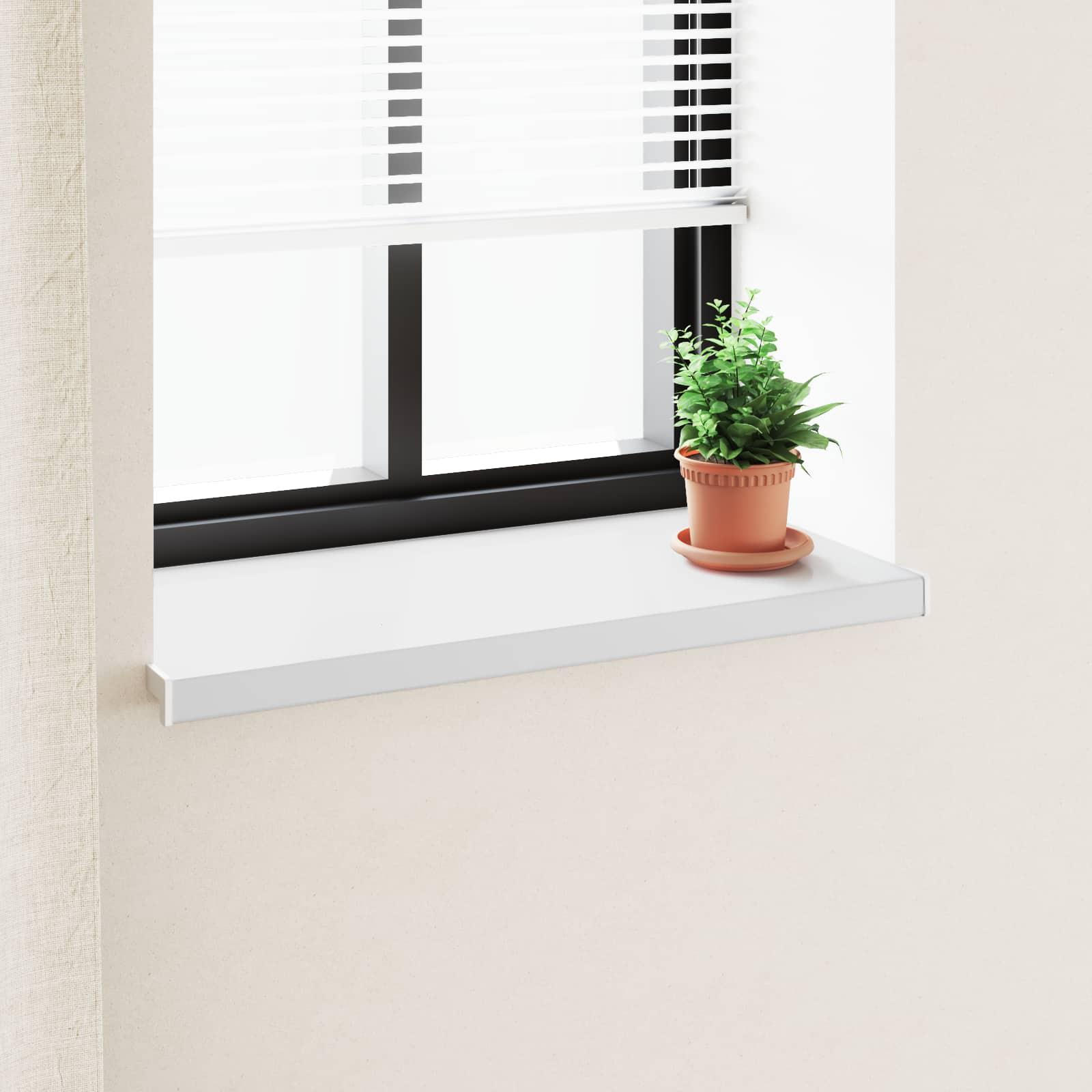 Vindueskarm Hvid 80 x 40 x 4,5 cm PVC blandet med UPVC
