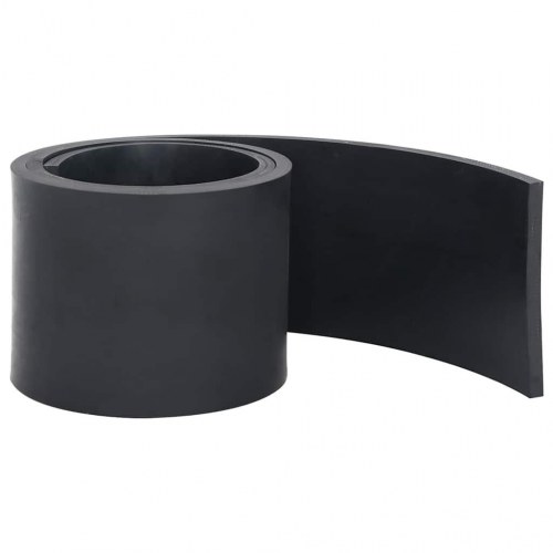 Gummikant til sneplov 150 x 15 x 1 cm - sort