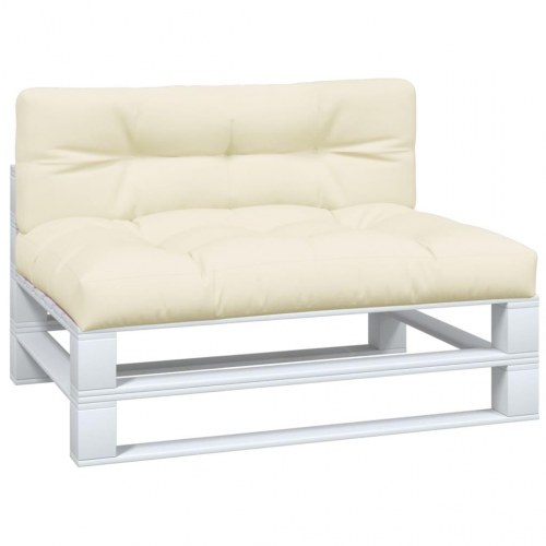 Pallehynder 2 stk. - stof, cremefarvet