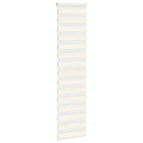 Zebragardin - marmorbeige 65×230 cm, stofbredde 60,9 cm, polyester