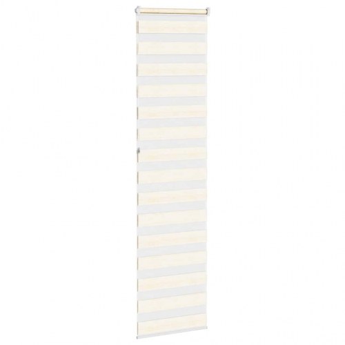 Zebragardin - marmorbeige 65×230 cm, stofbredde 60,9 cm, polyester