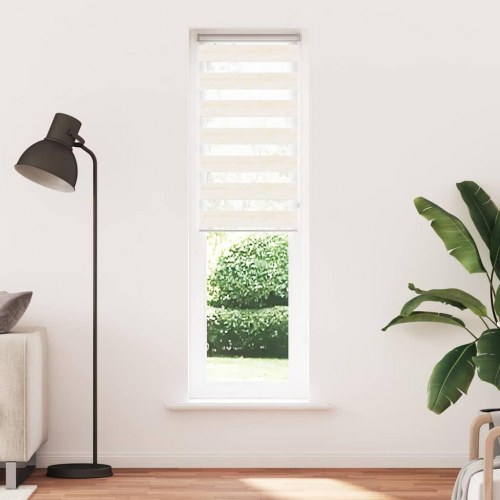 Zebragardin - marmorbeige 60×230 cm, stofbredde 55,9 cm, polyester
